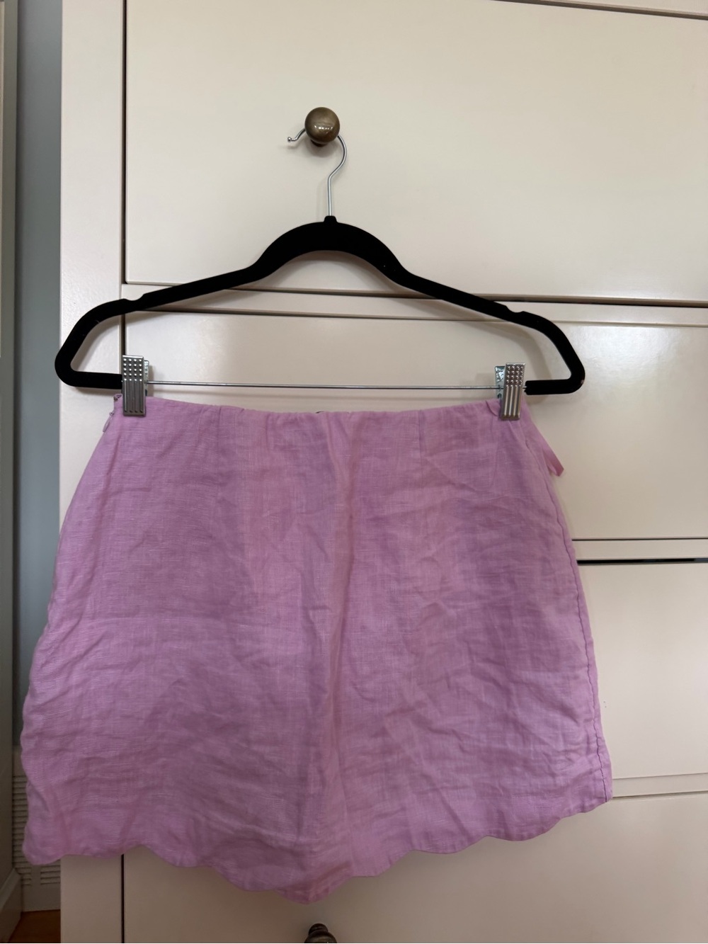 Women’s Lavender Scallop-Trim Matching Set - Picture 12 of 12